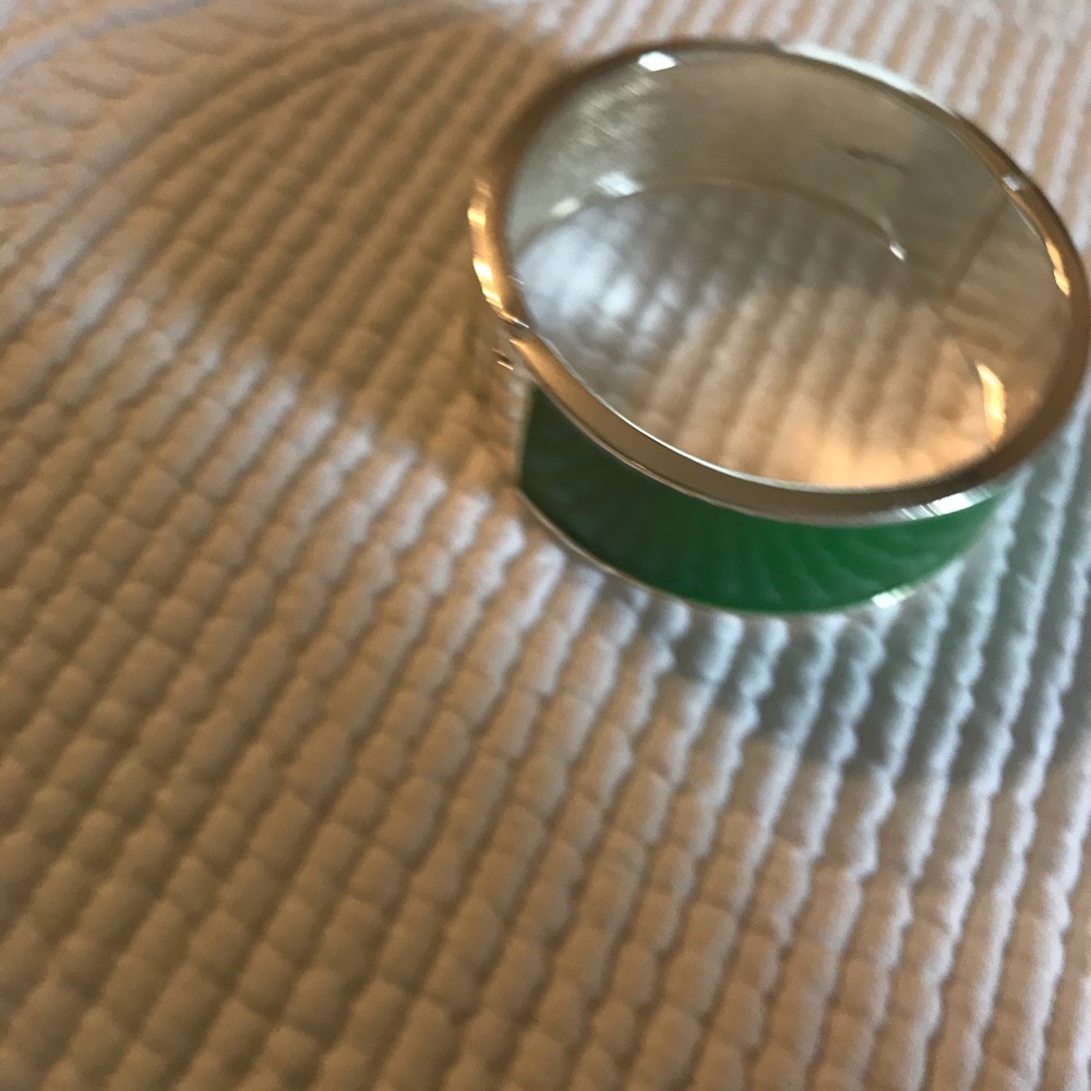 Green Bangle Bracelet